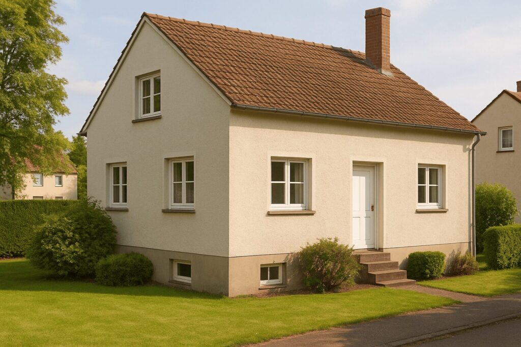 Altbauhaus mit moderner Heizung im Keller