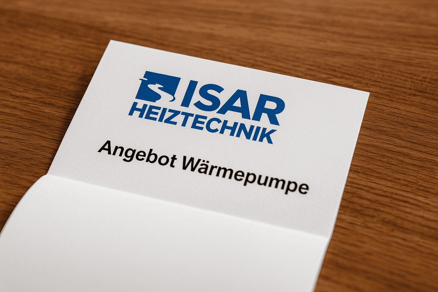Angebot für eine Wärmepumpe